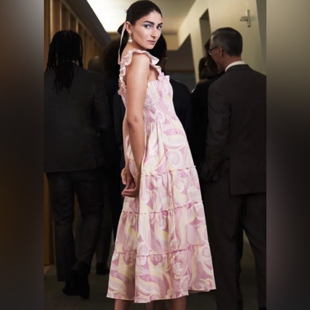 Hill House Pink Kaleidoscope Nap Dress